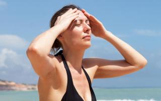 Сонячний удар - симптоми та лікування